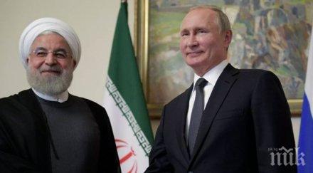 жицата лидерите русия иран обсъдиха ситуацията карабах