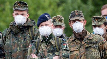 близо 000 германски военни включват борбата covid