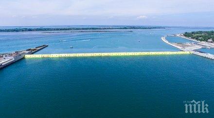 проектът мойсей спаси венеция наводнение