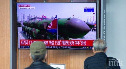 северна корея показа междуконтинентална балистична ракета без аналог