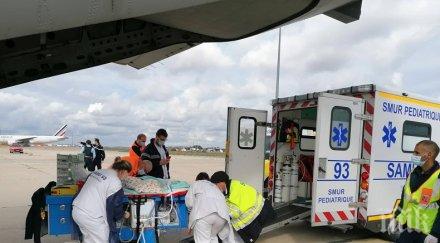 ввс вдигнаха спартан откараха тримесечно бебе френска болница снимки