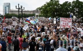 Демонстранти срещу Путин са задържани в Хабаровск