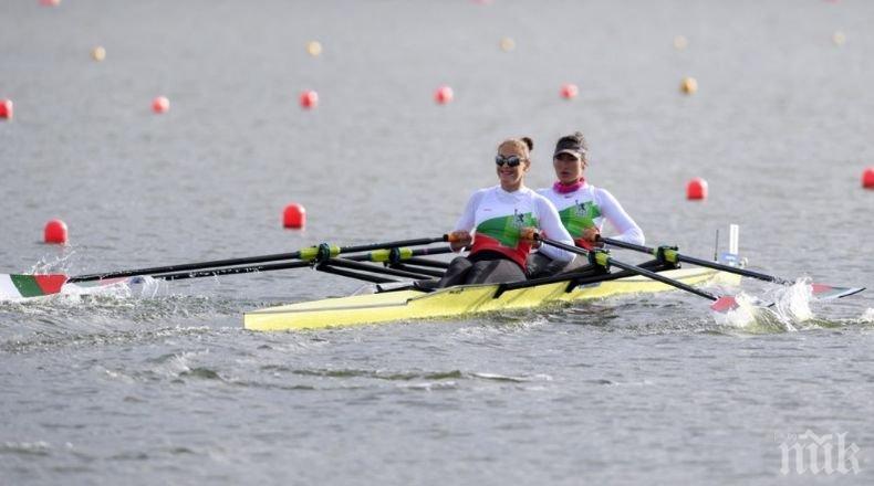 Десислава Ангелова и Мадлен Маркова останаха трети във финал „Б” на двойка скул на Евро 2020