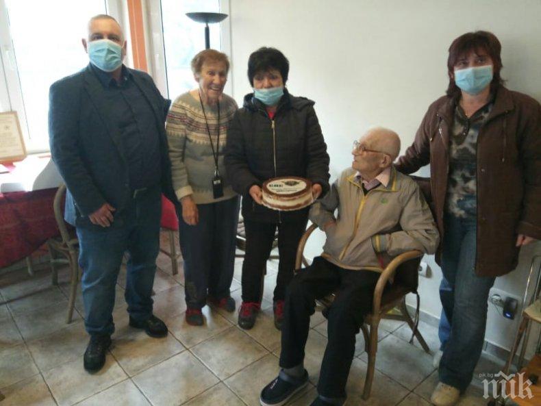 Най-старият седесар стана на един век