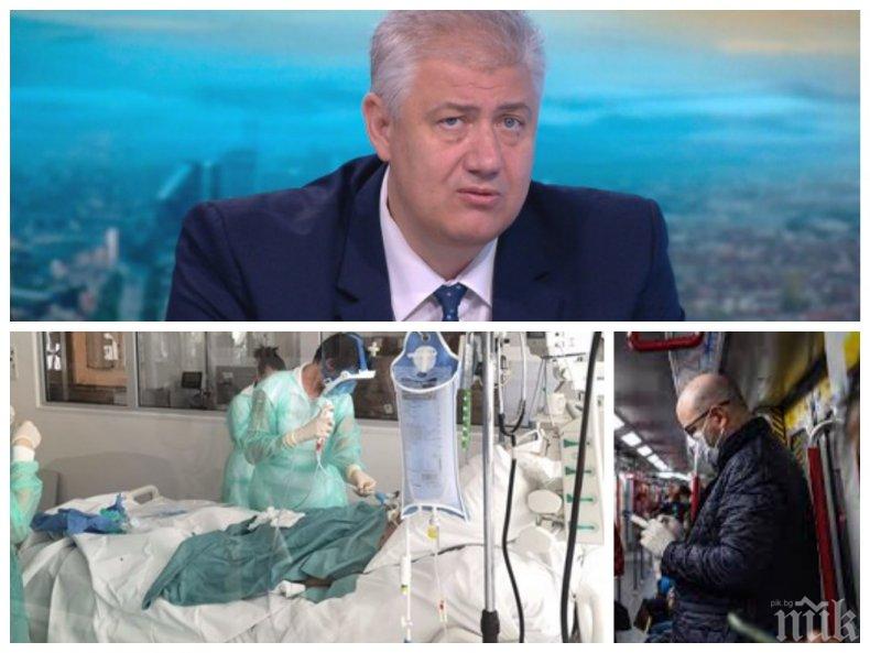 Проф. Асен Балтов с предложения за нови мерки: Вървим към 30 000 заразени с коронавирус до края на октомври