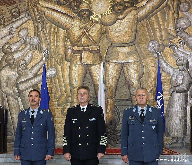 Генерал-майор Димитър Петров официално встъпи в длъжност „командир на Военновъздушните сили“ 