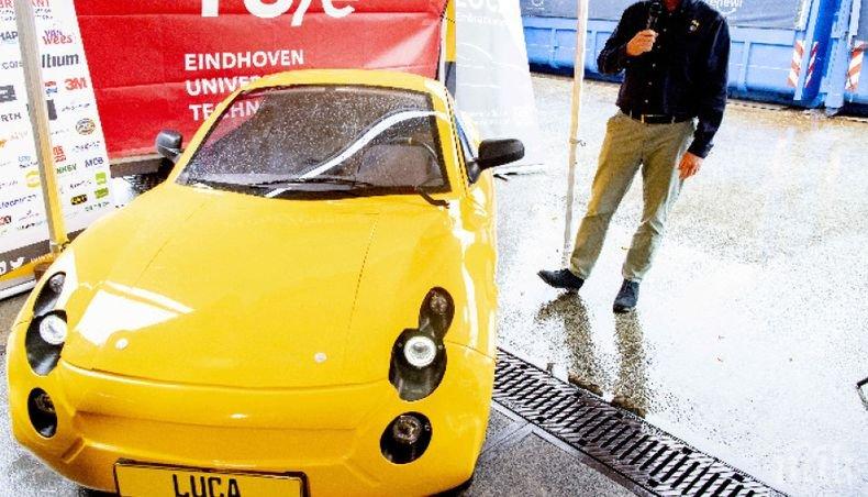 Направиха автомобил изцяло от отпадъци