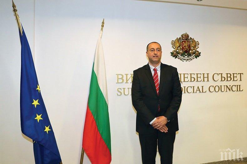 Тихомир Димитров встъпи в длъжност „главен секретар“ на ВСС

