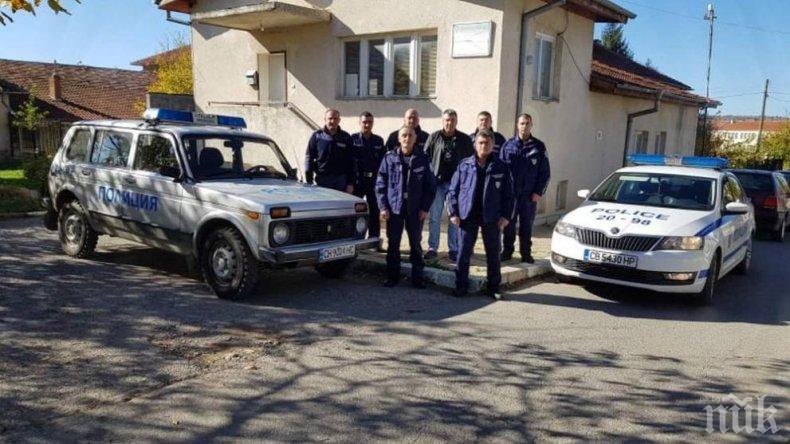 За пример: Полицаи посетиха самотно живеещи възрастни хора в Сливенско
