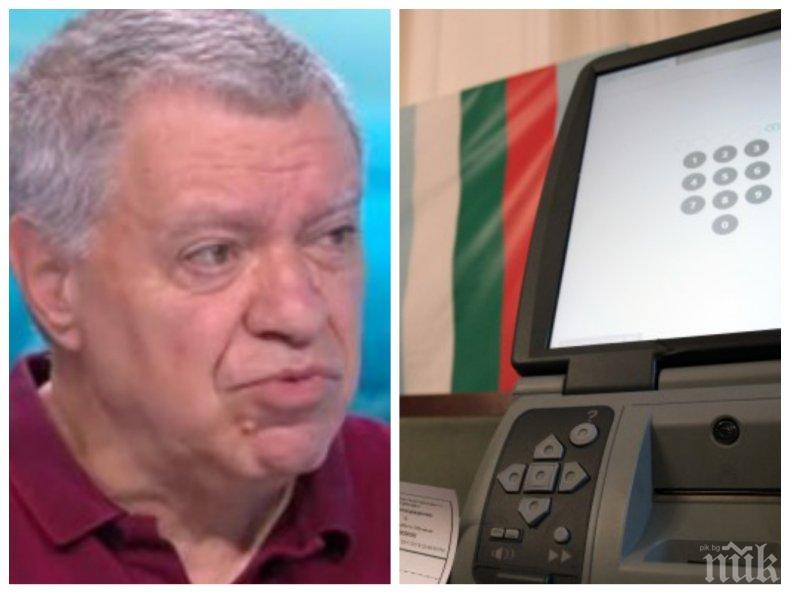 Машинното гласуване е крах за българската изборна система. Това заяви