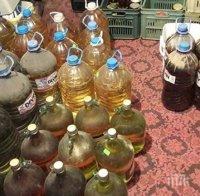 Полицаи иззеха 150 литра домашна ракия