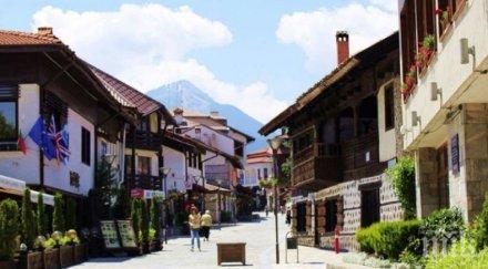 чуждестранни туристи зимния сезон банско