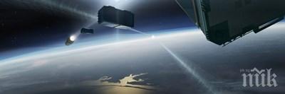 стар руски спътник китайска ракета разминаха метра космоса видео