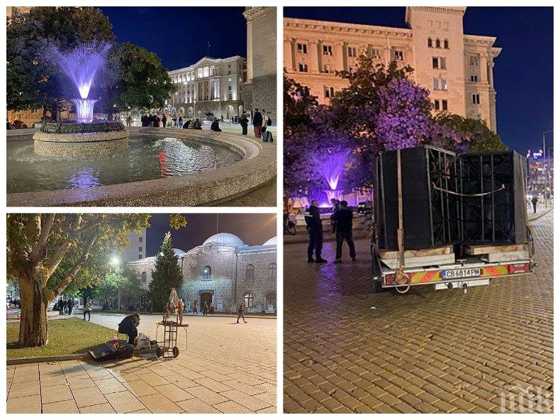 ТЪРСИ СЕ МЕТЕЖЪТ! Пустош завладя Триъгълника на властта - няма живо пиле (СНИМКИ)