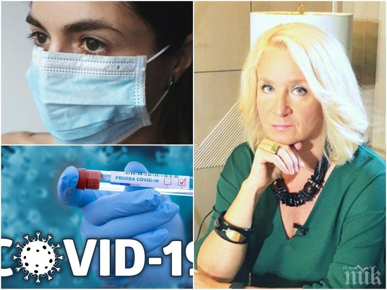 Милена Фучеджиева гневно: Има епидемия навсякъде, случаите растат главоломно и това е резултат не от липса на мерки, а от надмощието на малоумниците срещу маски и правила