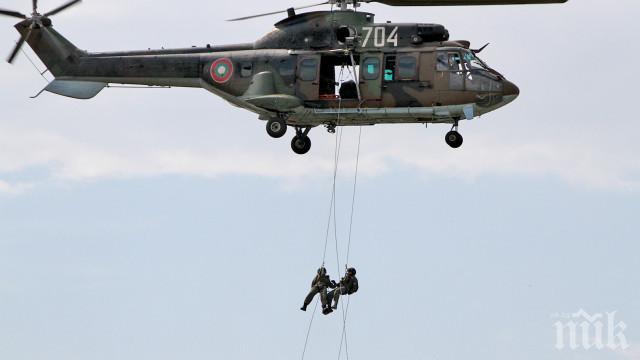ВВС тренира за въздушен спектакъл над Пловдив (СНИМКИ) 