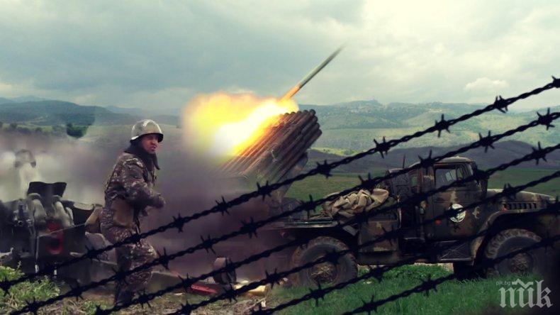 ВЪПРЕКИ ПРИМИРИЕТО: Отново бомбардираха столицата на Нагорни Карабах