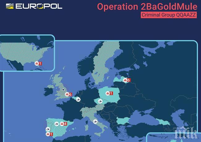 ГДБОП с горещи подробности за мащабната акция срещу банда киберпрестъпници с участието на българи