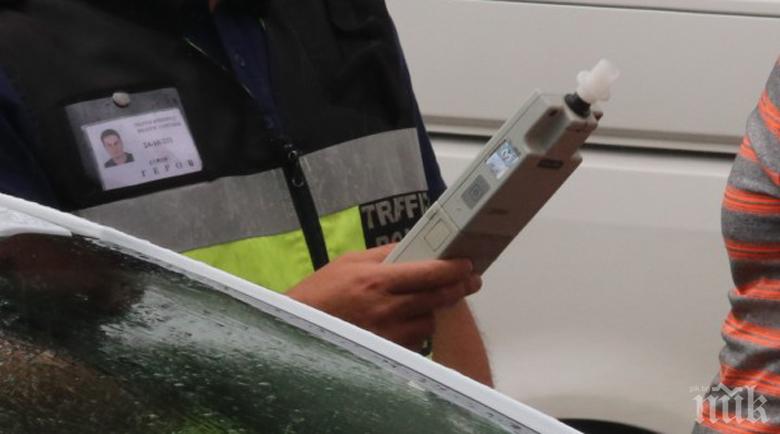 Спипаха солидно почерпена шофьорка в Габровско