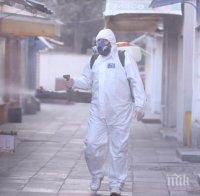 Дезинфекцират спирки, подлези и пространства около болници в София