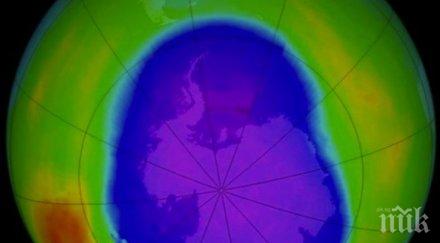 озоновата дупка достигна максимума годината
