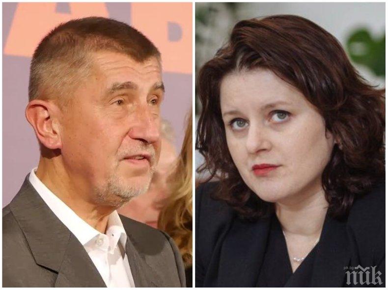 Чешки министър обиди Бабиш: Премиерът ни е дебил