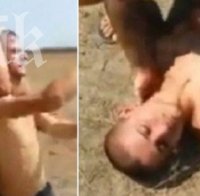 Само в ПИК! Арестуваха побойника от кървавата касапница в Пловдив (видео)