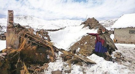 извънредно положение перу заради обилни снеговалежи
