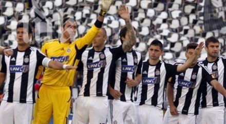 партизан отстранен лига европа