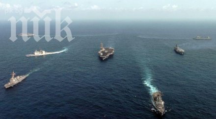 атомният самолетоносач нимиц разрушители приближиха сирия