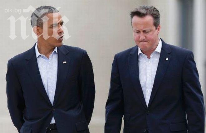 Изненада! Камерън се отказа от удар в Сирия, Обама изпада в изолация
