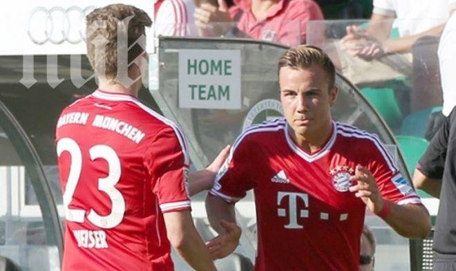 Марио Гьотце гипсиран, ще почива поне три седмици