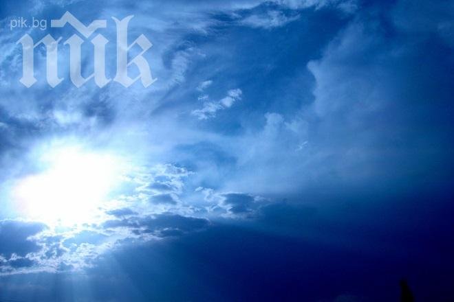 Облачно време в началото на новата седмица