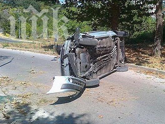 Младеж кара като луд край Варна, вкарва себе си и още двама в болница