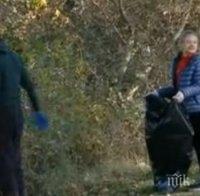 Доброволци почистиха и зарибиха река Въча край Кричим