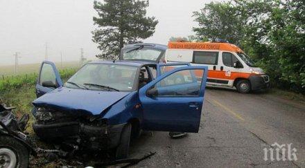 жестоко меле кола вряза камион пътя шумен силистра откаран болница