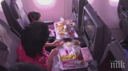 любители летенето събраха вечеря ресторант приземен самолет