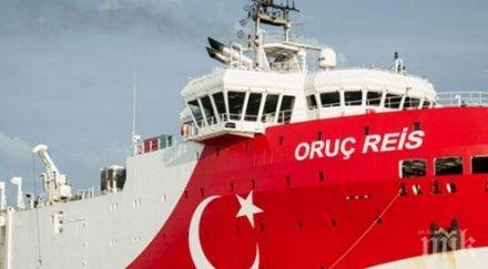 турция удължи проучвателната мисия оруч рейс оспорваните води източното средиземноморие