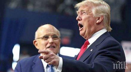 адвокатът доналд тръмп снимал новия филм борат без знае