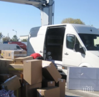 Спипаха 400 000 къса нелегални цигари на Дунав мост II