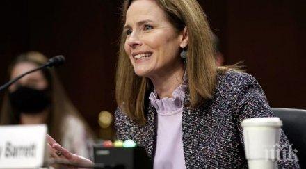 сенатът сащ утвърди ейми кони барет съдия върховния съд