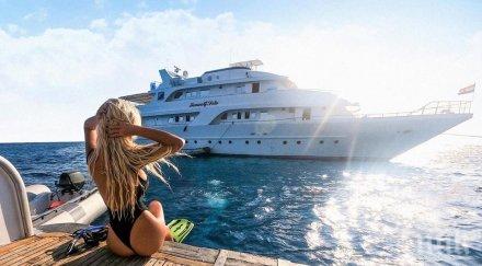 андреа пробва водолаз снимка