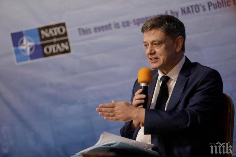 Ген. Константин Попов на натовска конференция: Пред лицето на безпрецедентната заплаха от COVID-19 са необходими бързи и адекватни мерки 