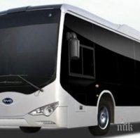 Електробуси поемат две линии от градския транспорт в Хасково  