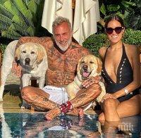 ДА МУ Е ЧЕСТИТО: Танцуващият милионер Джанлука Ваки стана татко на момиченце (СНИМКА)