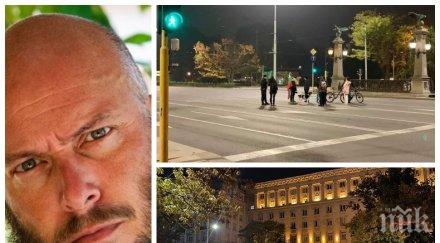 виктор димчев преброи метежниците народът окупира орлов мост човека едно куче снимка