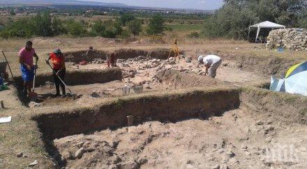 археолози извършват спасителни разкопки русе