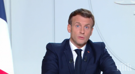 напрежение макрон спира атаките ердоган