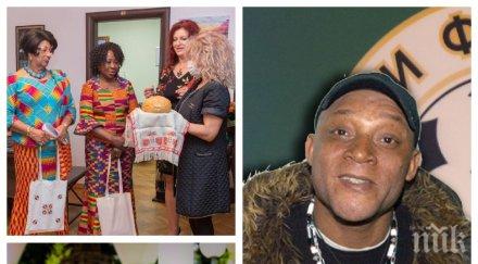 пик жената кофе бабоне стана почетен консул родината нас колоритният ганаец превърна хола какаова плантация снимки