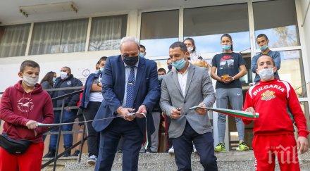 зам министърът спорта откри обновената сграда спортното училище софия